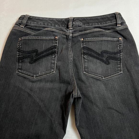 White House Black Market Blanc Boot Leg Jeans Size 6S Minimalist Preppy Casual - Picture 6 of 11